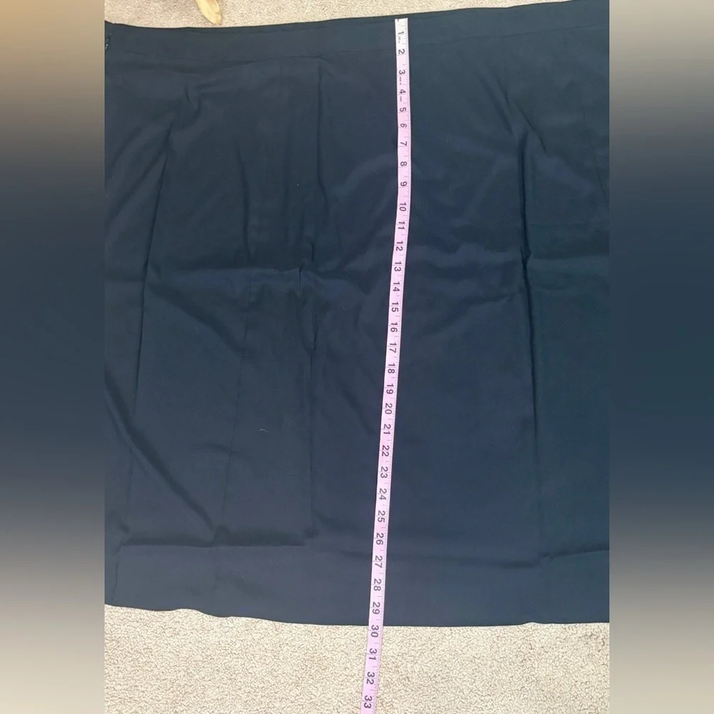 Universal Standard Clair Swing Skirt Black Matte Size 40 (4XL)
